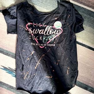 Distressed tee